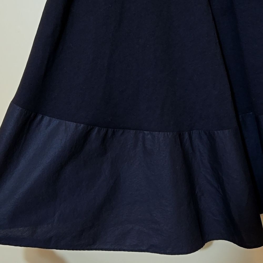 COS Paneled Black Jersey Dress Size XS Fit & Flare Modest Stealth Wealth Classic - Picture 10 of 13